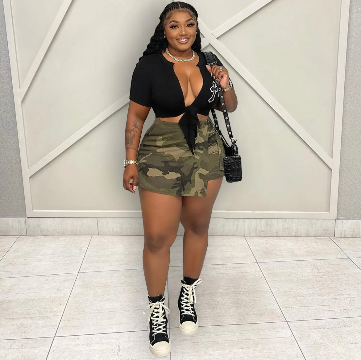 Camouflage Skort