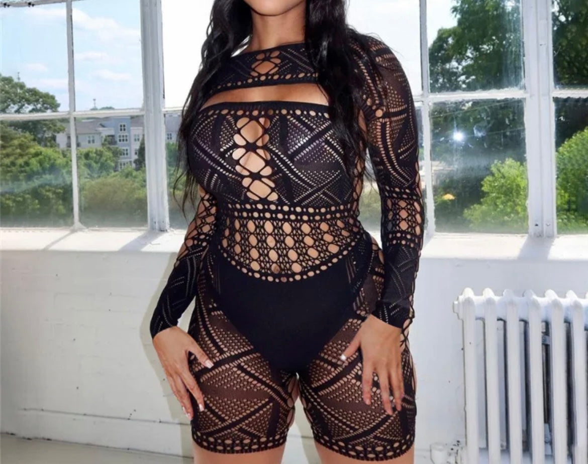 Like Dat Lingerie Shorts One Piece