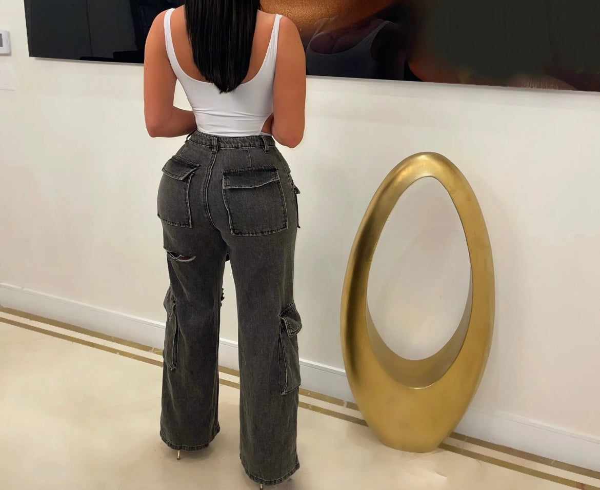 Black Cargo Pants