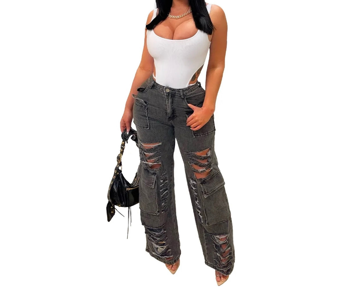 Black Cargo Pants