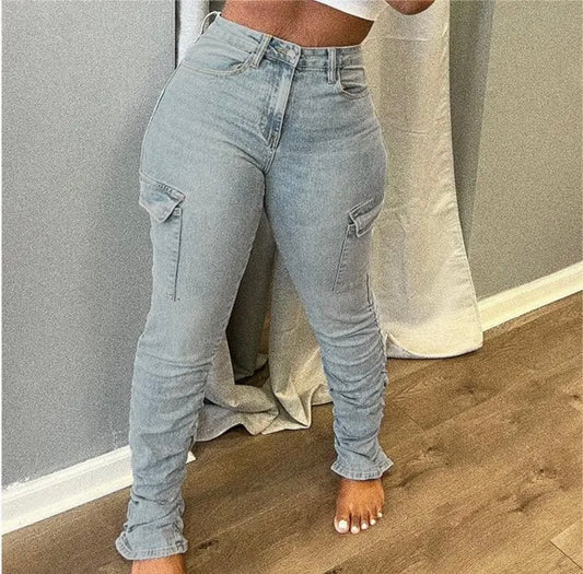 Scrunched Jeans