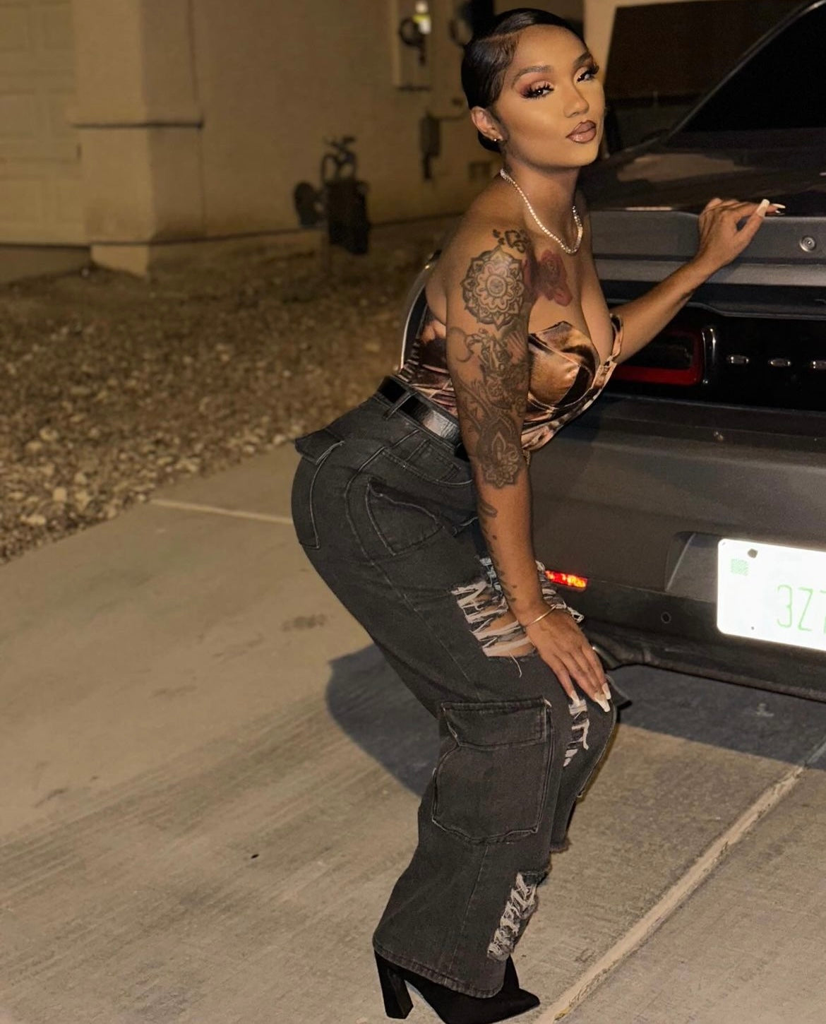 Black Cargo Pants