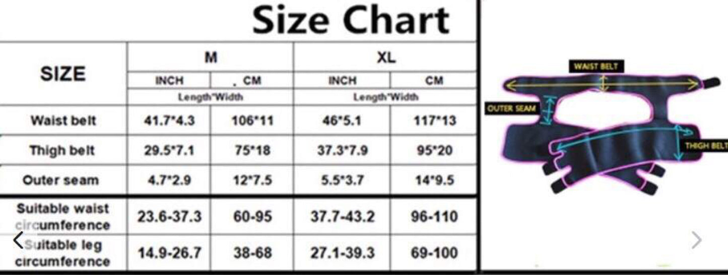 Neoprene Thigh/Waist Trainer