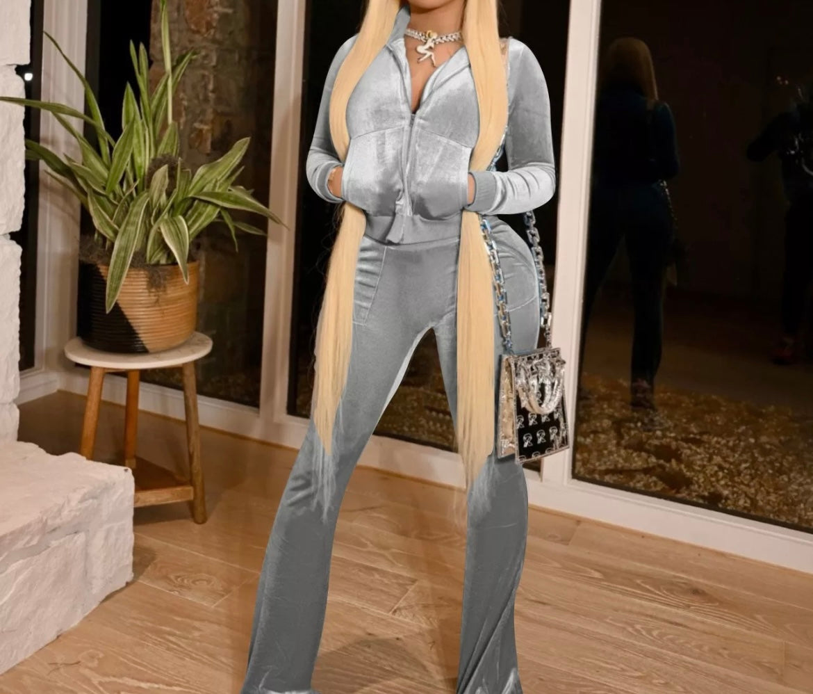 Velour Jogger Set