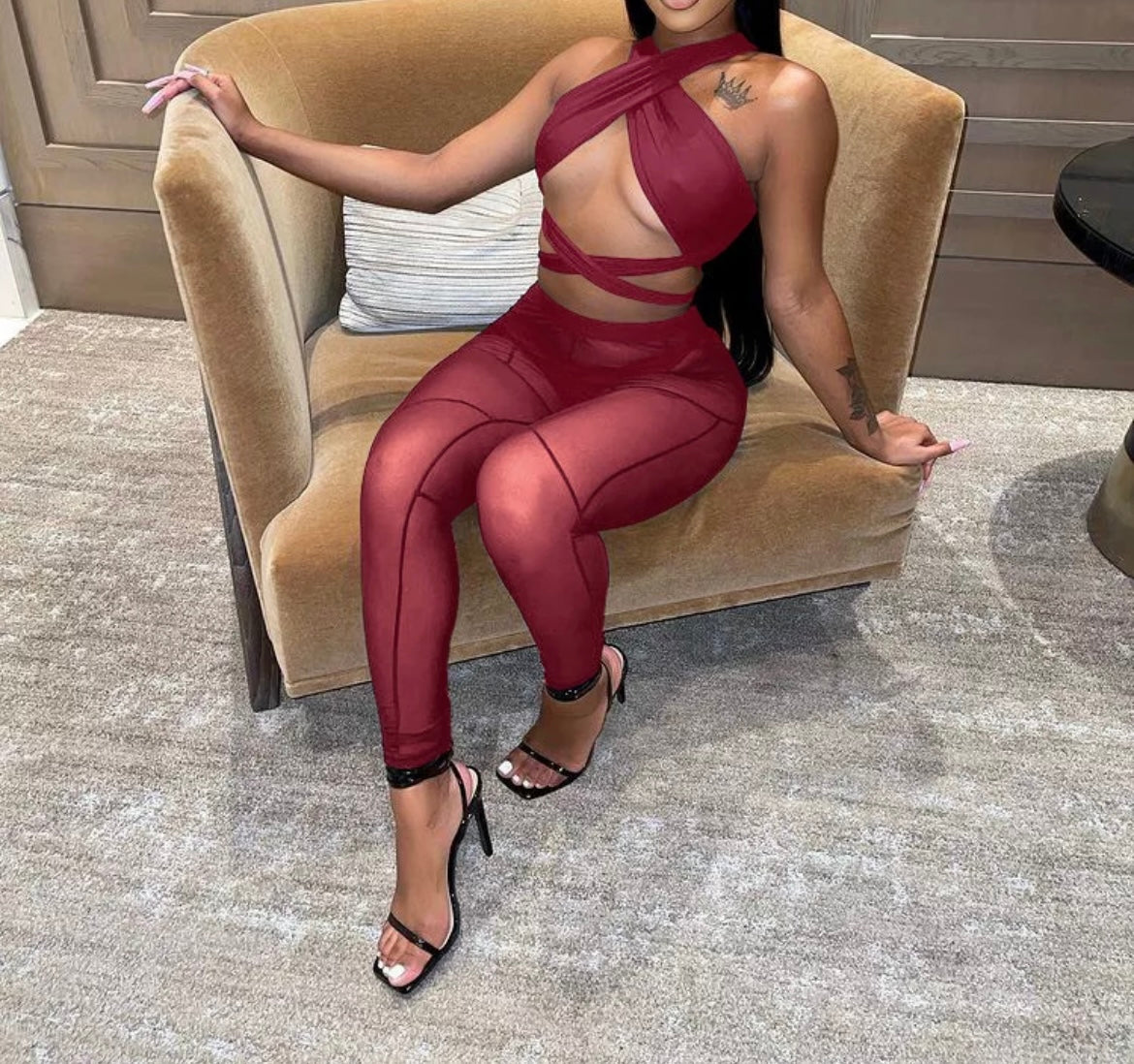Mesh Three Piece Set