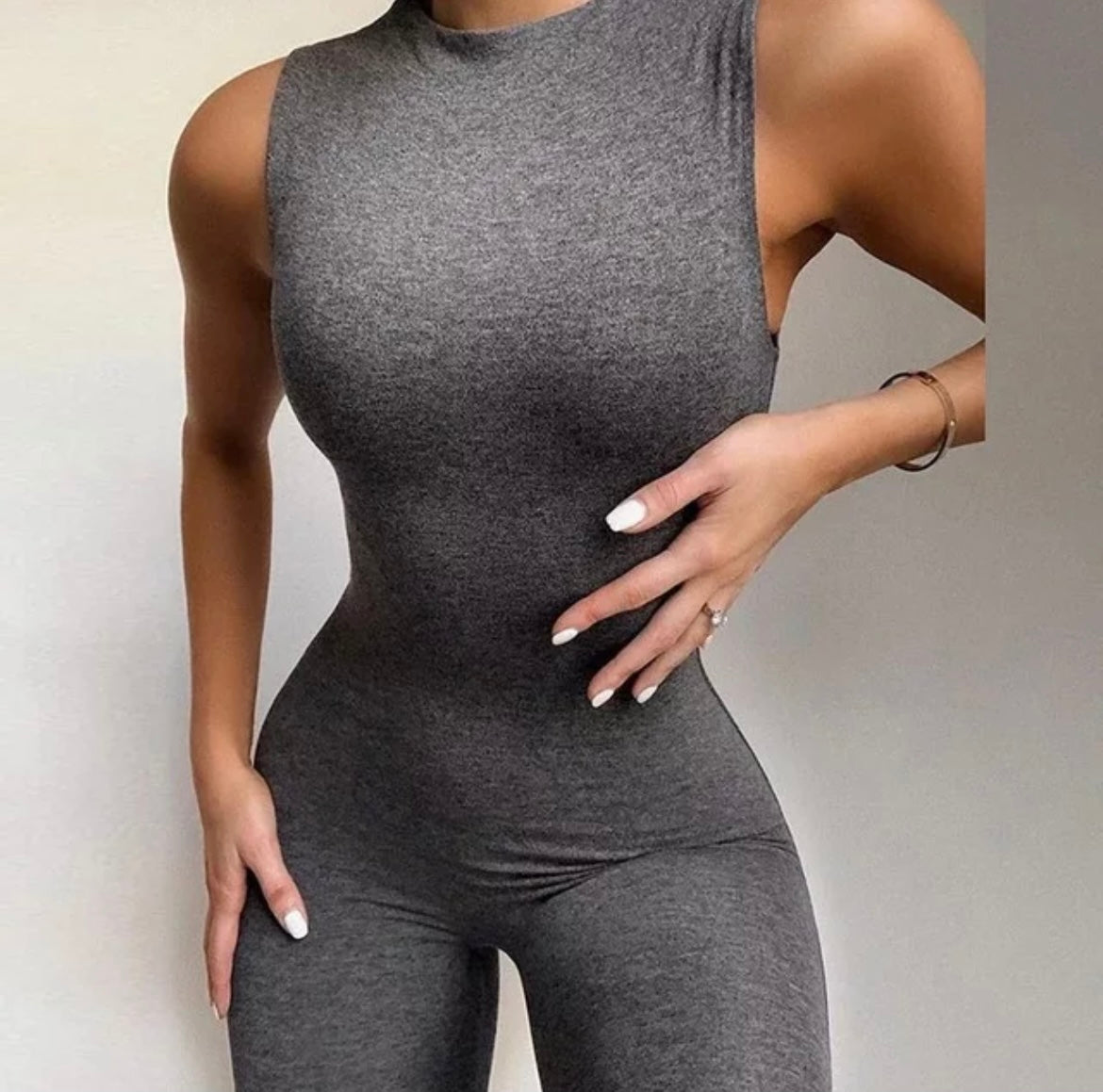 Sleeveless Shorts One Piece