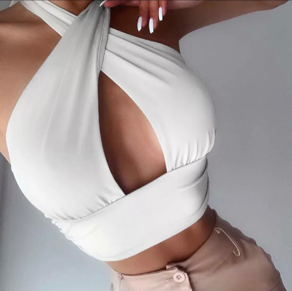 Criss Cross Halter Top