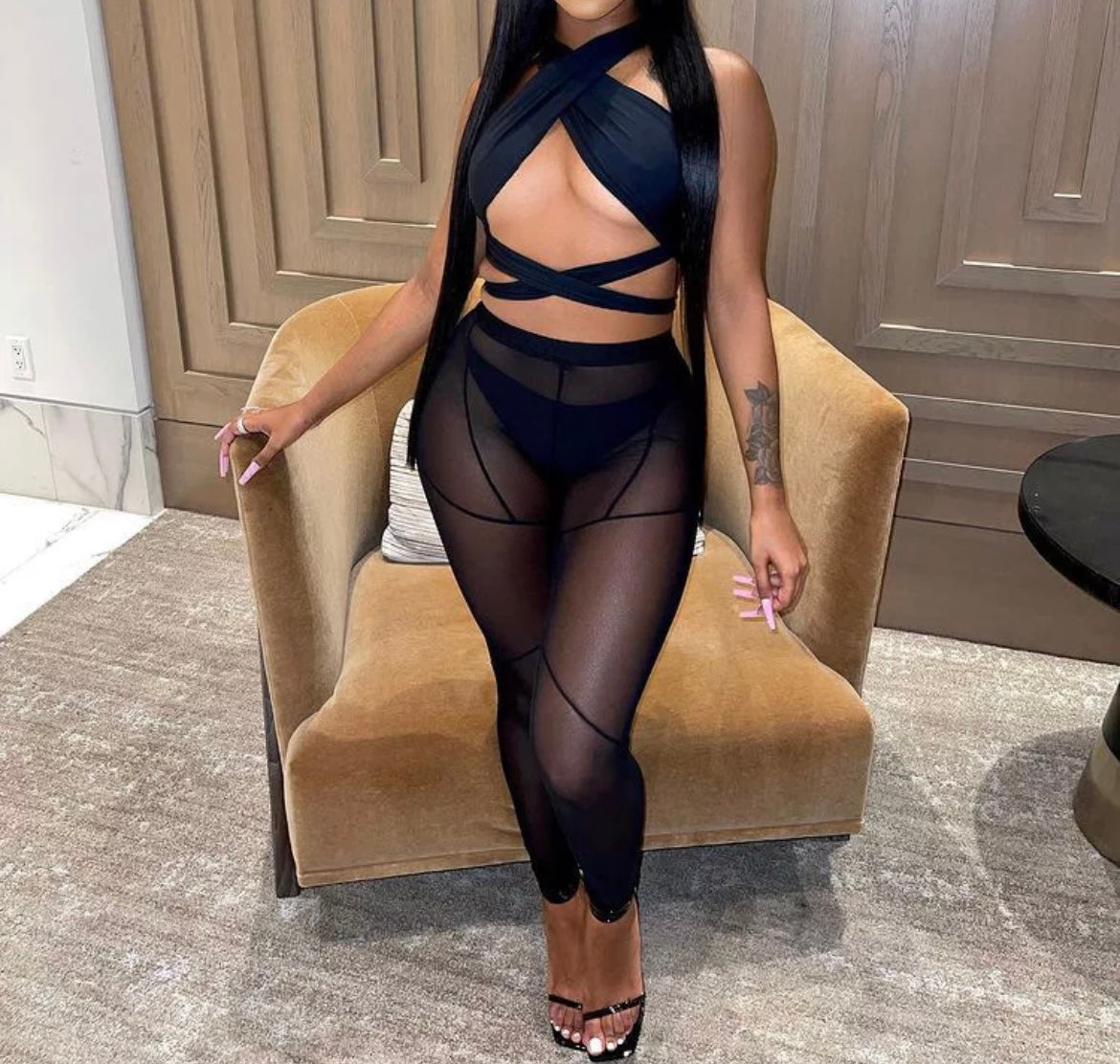 Mesh Three Piece Set