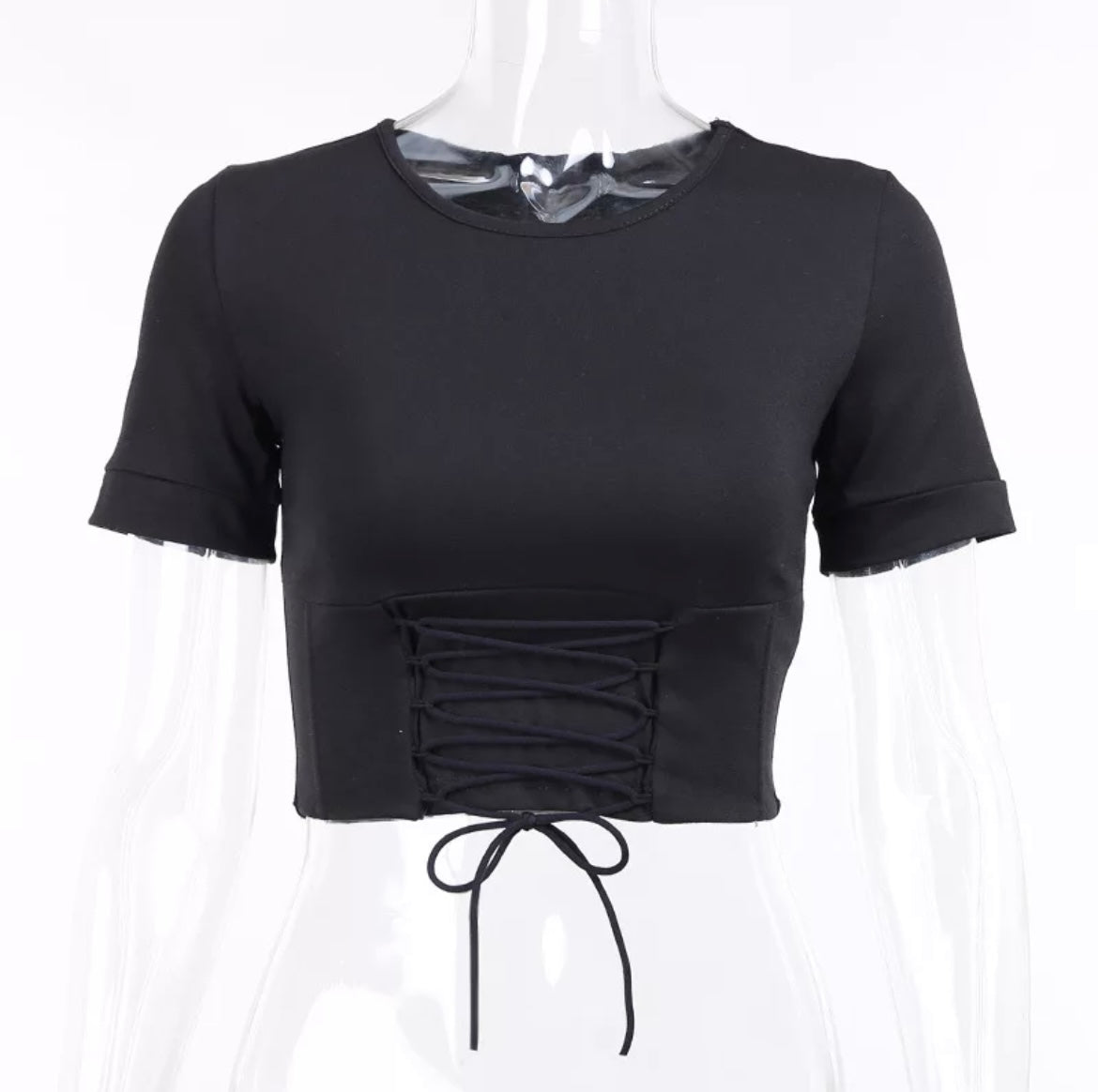 Short Sleeve Tie Up Shirt